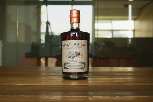Malt Social x Loaded Barrel - Cacao Nib Seasoned Single Malt Whisky, 51% ABV