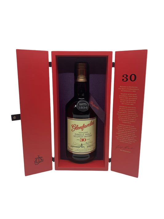 Glenfarclas Aged 30 Years, Highland Single Malt Scotch Whisky, 700ml, 43% ABV