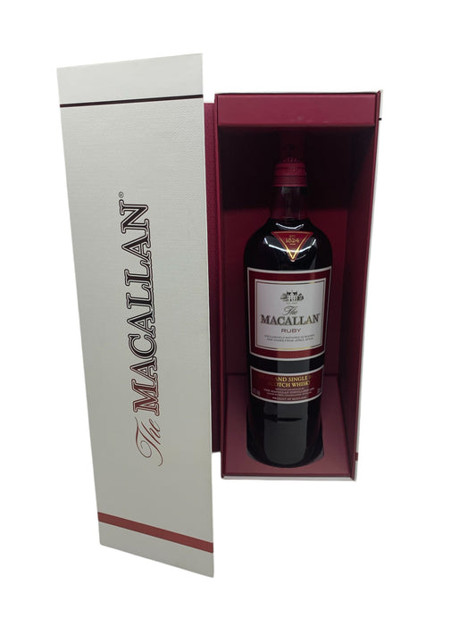 The Macallan Ruby, Highland Single malt Scotch Whisky, Exclusively Matured in Sherry Oak Casks From Jerez Spain, 700ml, 43% ABV