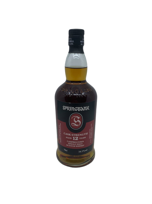 Springbank 12 Year Old Cask Strength Single Malt Scotch Whisky, 700ml, 54.1% ABV