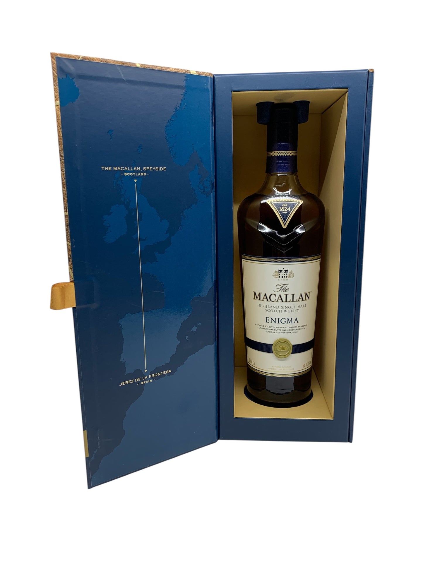 The Macallan Enigma Highland Single Malt Whisky, Matured in Sherry seasoned European Oak Butts, 700ml, 44.9% abv