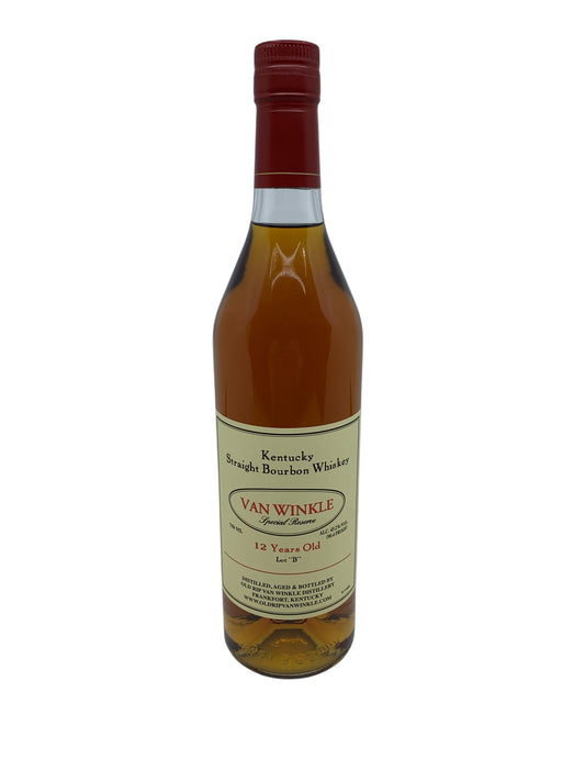 Pappy Van Winkle - Kentucky Straight Bourbon Whiskey, 12 Years Old, Lot B, Special Reserve, 750ml, 45.2% abv, 90.4 PROOF