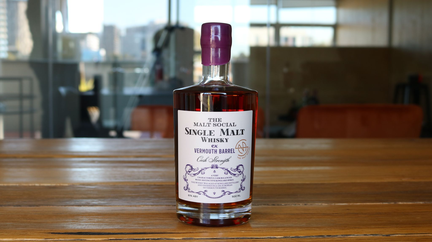 Malt Social x Kinglake - ex Vermouth Cask Single Malt Whisky - Edition 3